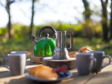 Cooking equipment and crockery available to hire