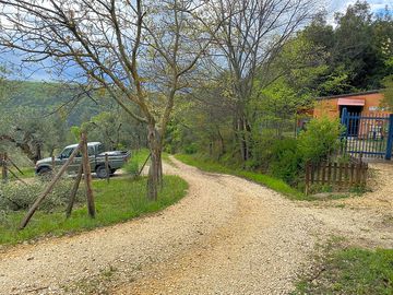 Access road to the pitches