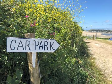 No cars next to the pitch, but a lovely car park for your car