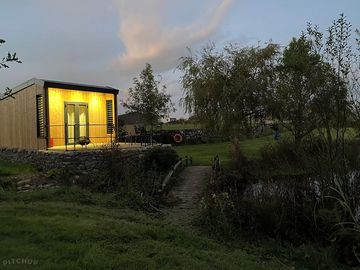 The lily pod at night