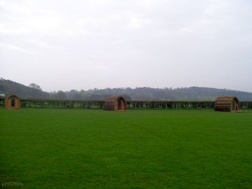 Exterior of the pods