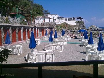 The beach