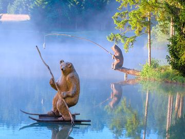 The site is special since all the objects and sculptures are unique