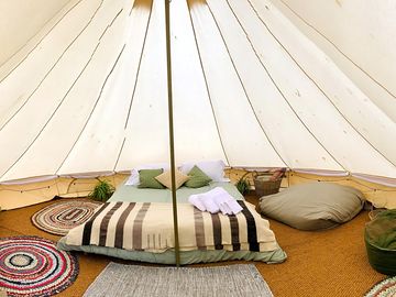 Our 5 meter bell tent.