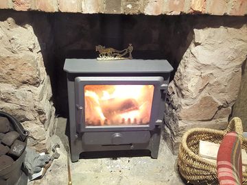 Lovely warm fire for the colder evenings