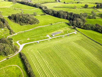 Aerial view of the site