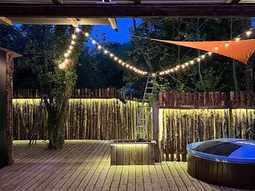 Decked area