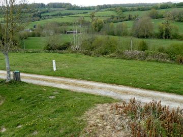 Surrounded by countryside