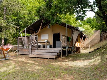 Exterior of the tent