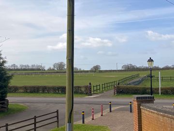 Field opposite the site