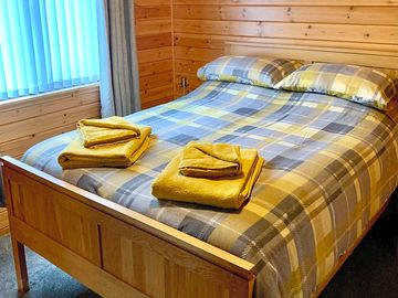 The lodge's bed