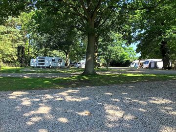 Hardstanding pitches with electric hook up