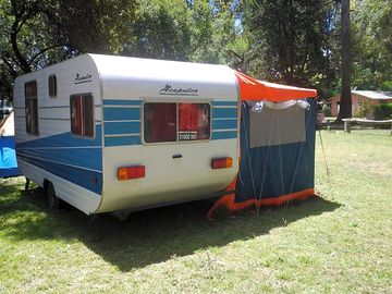 Generously spaced piches with plenty of room for your caravan awning