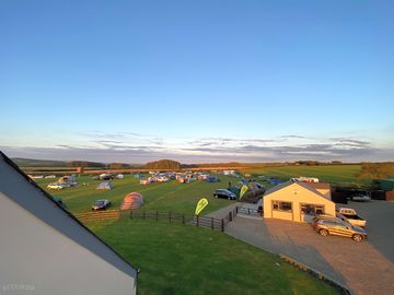 Looking over the pitches from above