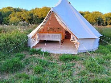 Bell tent exterior
