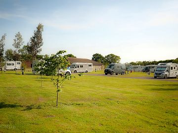 Grass pitch with electric