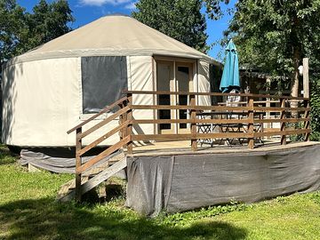 Exterior yurt