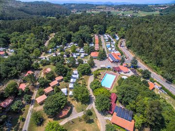 Aerial view of the site