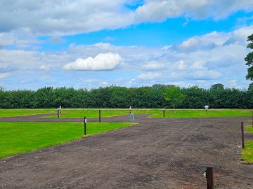 Roadway leading to the hardstanding pitches