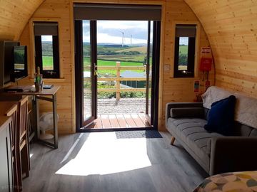 View from the pods
