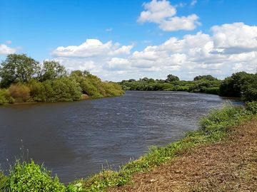 The river trent with coarse fishing nearby