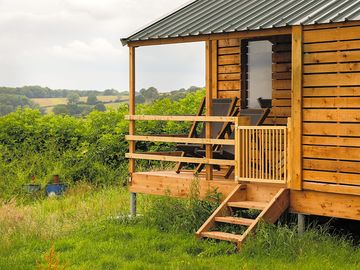 Log cabin exterior