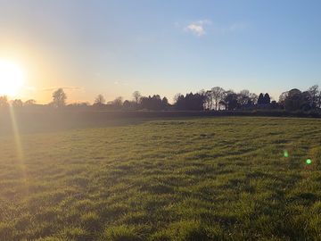 The site's grassy pitches
