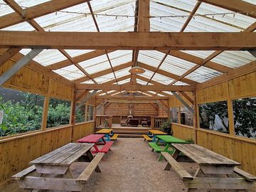 Large outdoor sheltered area