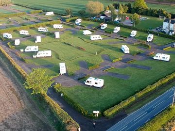 Aerial view of pitches