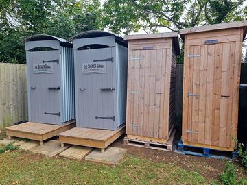 Showers and toilets