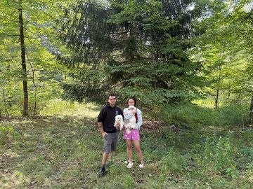 Enjoying the land with the little guys!