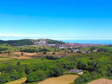 View over the coast from the park