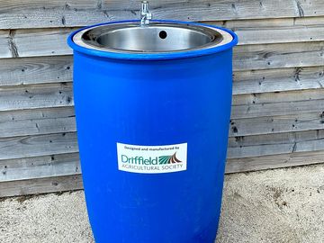 Extra handwashing units are spread across the site