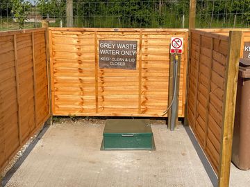 Grey waste disposal area
