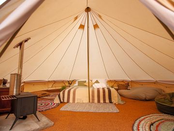 The double bed can split to become two singles. extra z beds mean a family can be comfortable.