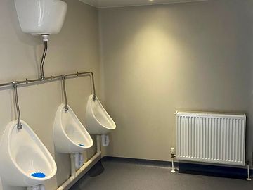 Men's toilet block