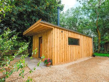 Wooden cabin in a quiet corner