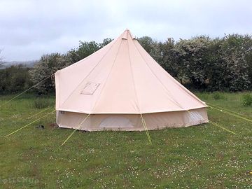Bell tent exterior