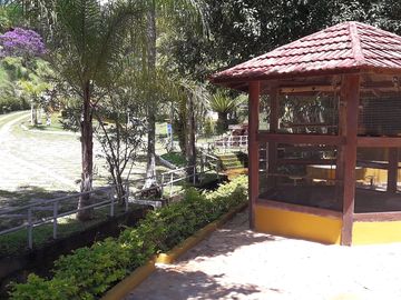 Covered seating