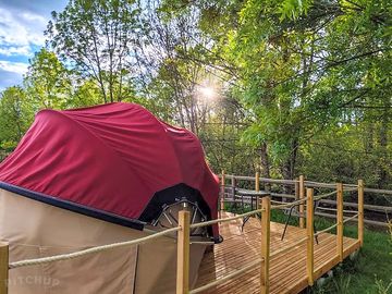 The dome on private decking