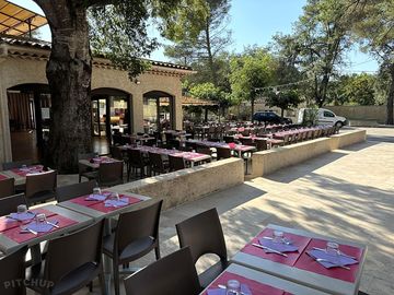 Restaurant terrace