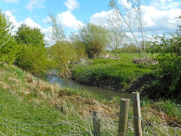 Alongside the river ock