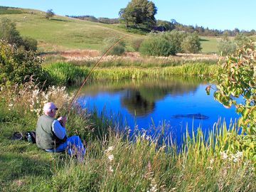 Nearby fishing ponds