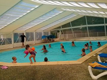 Aquagym session in progress