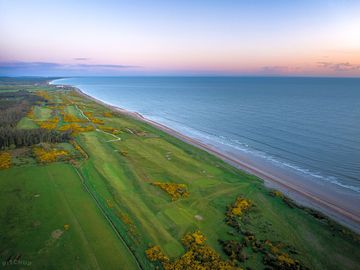 Aerial view of the course