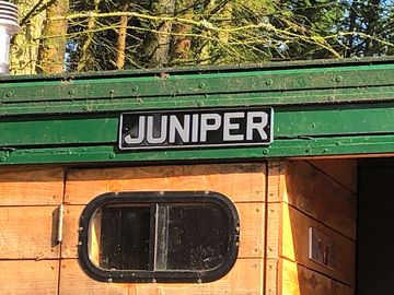 Juniper cabin in a converted lorry