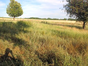 Surrounded by open countryside