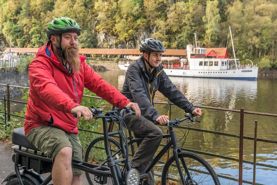 Cycle hire at Trossachs Pier, Loch Katrine