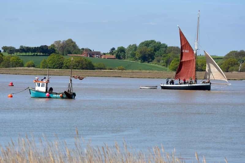 Sailing in Suffolk