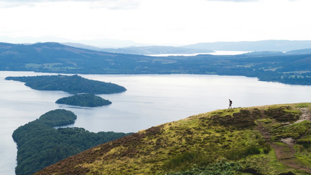 View from Conic Hill (Sander Lenaerts/Unsplash)